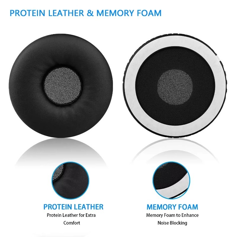 Bluetooth Headset On Ear - Replacement Foam Ear Pads Cushions for