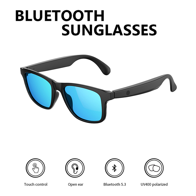 Bluetooth Headset On Ear - Smart Glasses Bluetooth 5.3 Earphone Wireless