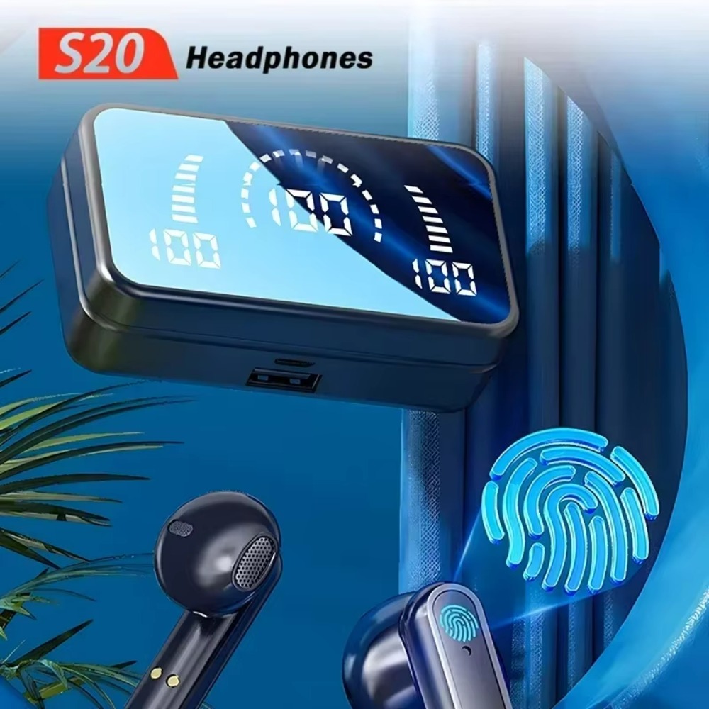 QCY TWS S20 Earphone Bluetooth - đánh giá và giá Earbuds Charging Case