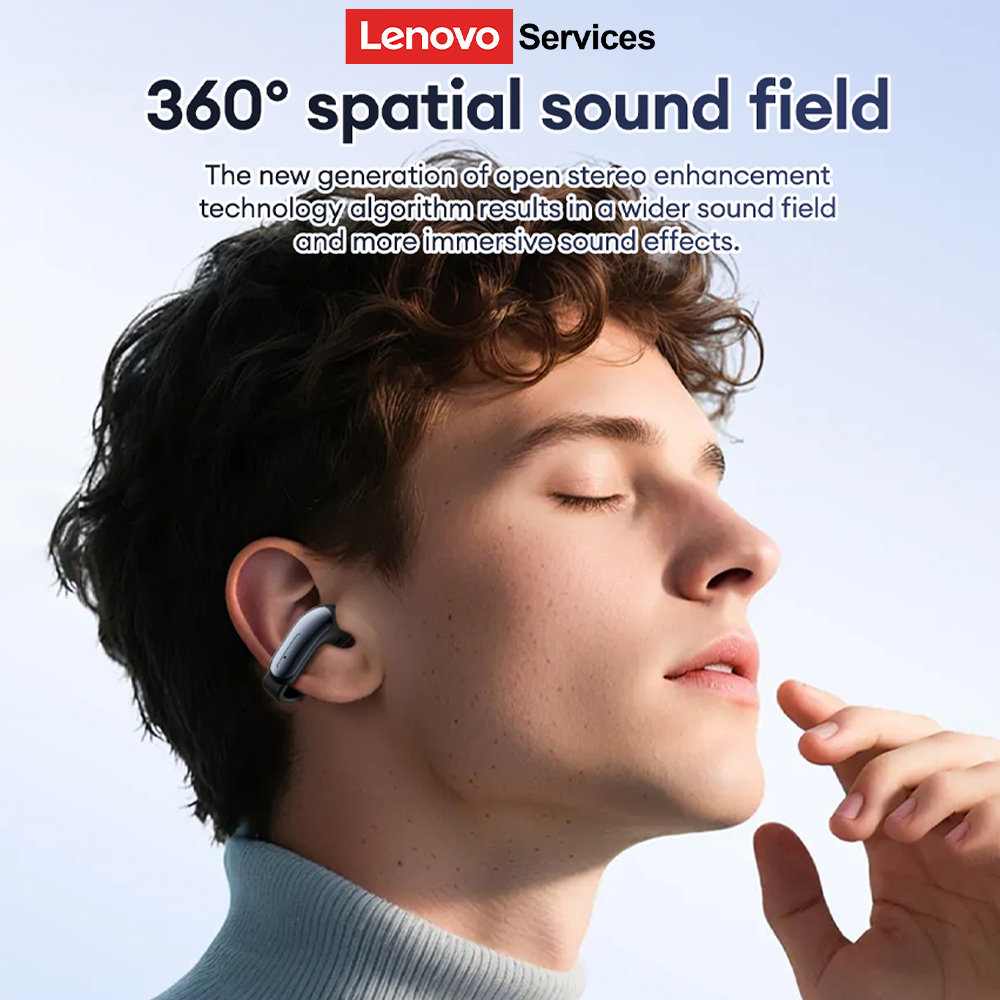 Lenovo LES-108 Bone Conduction - đánh giá và giá Earbuds Charging Case