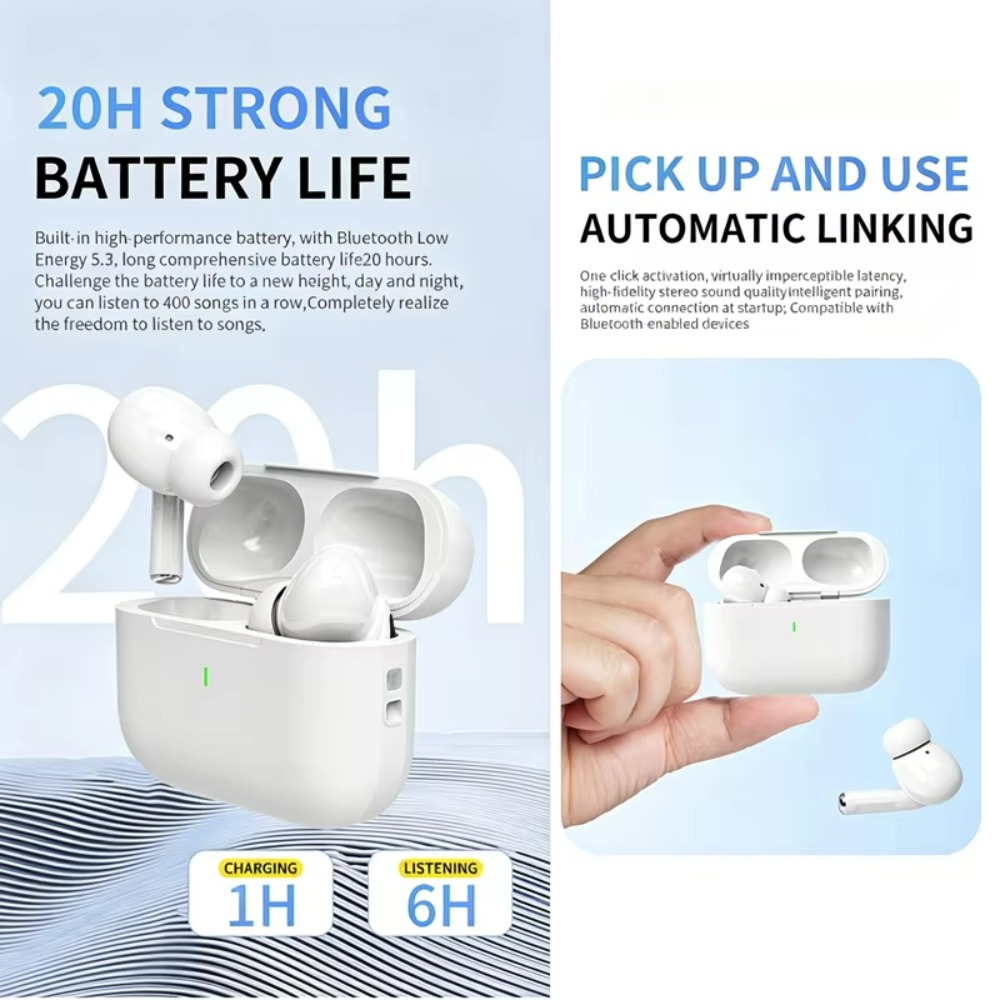 2028 New A7 Pro Bluetooth Head - đánh giá và giá Earbuds Charging Case