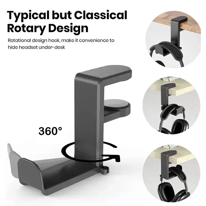 Under Desk Headphone Holder Ro - đánh giá và giá Headphone Stand Desk