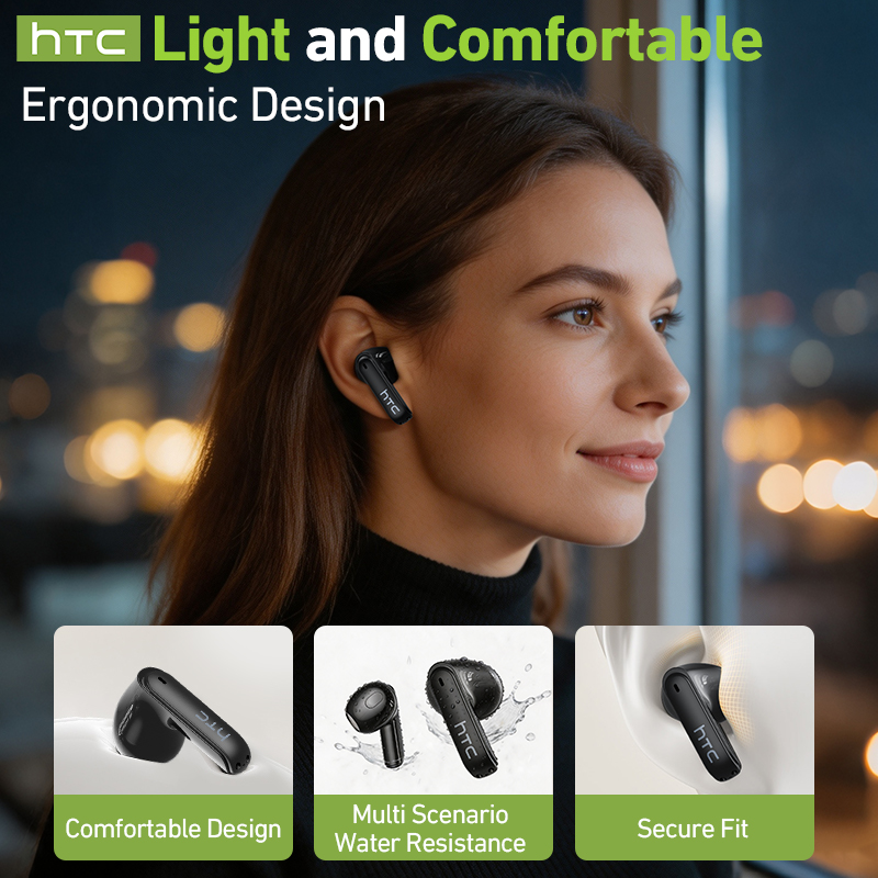 hTC Wireless Gaming Earbuds LC - đánh giá và giá Earbuds Charging Case